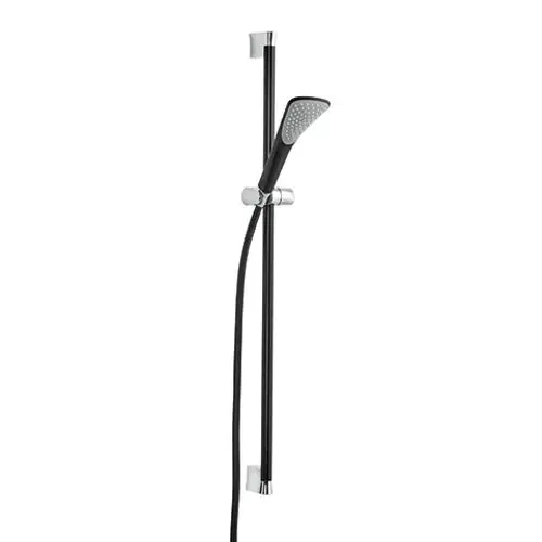KLUDI FIZZ 1S Brause-Set mit Wandstange 900mm mattschwarz/chrom, 6764087-00, Artikel in Kategorie